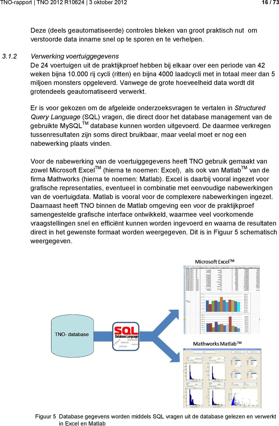 Er is voor gekozen om de afgeleide onderzoeksvragen te vertalen in Structured Query Language (SQL) vragen, die direct door het database management van de gebruikte MySQL TM database kunnen worden