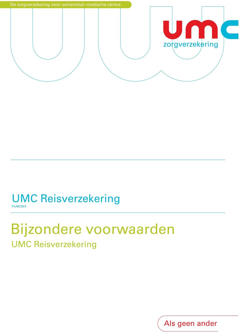 Reisverzekering P-UMCR07