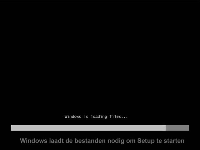 Installatie Windows Vista Om het heel eenvoudig te houden, ga ik alleen screenshots tonen met niet veel uitleg omdat de installatie zichzelf uitwijst.