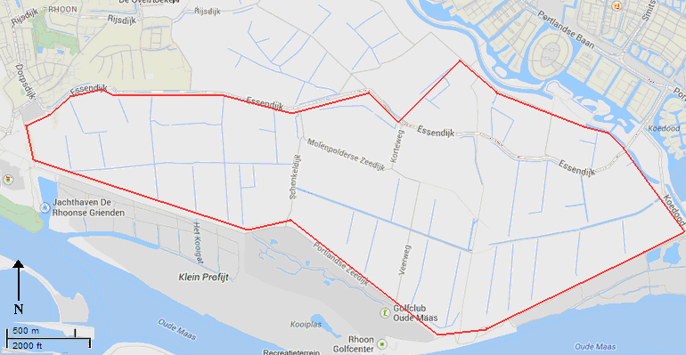 2. Gebiedsbeschrijving Het projectgebied ligt op het eiland IJsselmonde in de gemeenten Albrandswaard en Barendrecht (Figuur 1).