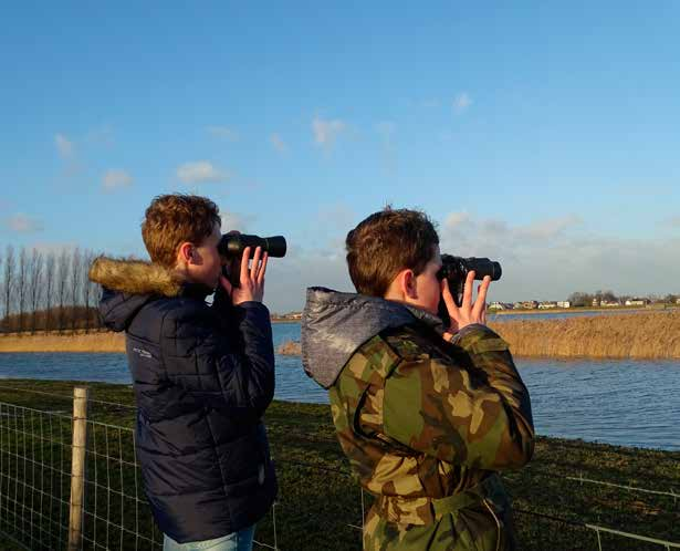 Jonge vogelspotters gespot Matthieu (14) en Rutger (bijna 12) Plaisier zijn vaak in de Crezéepolder te vinden. We komen daar om vogels te spotten. Dat is onze hobby.