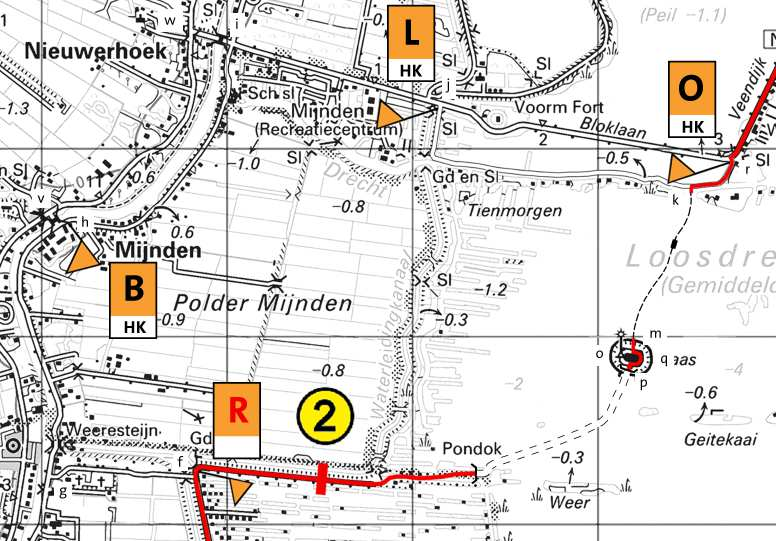 Uitleg 4e traject 42e Nacht van Weesp C-T-Classic Bestuurders met tunnelvisie gaan voor gaas uitzetters: Annamarie en Frank Mijling Na de start is de route: a-b-c-d-e-f-g Blokkade 1 is alleen voor de