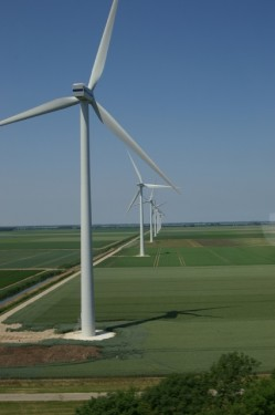 Windpark Kubbeweg in Biddinghuizen Windturbines