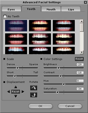 Tanden: Voeg virtuele tanden