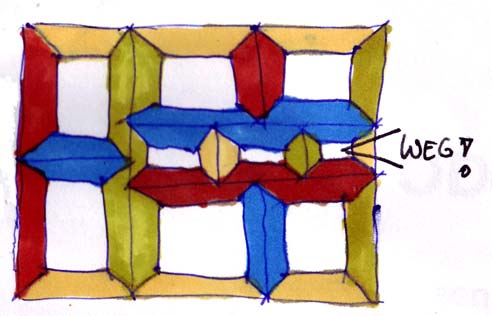 ca4x4 1c Puzzeltje N 7 Schijven, zijn losse platte elementen van een vaste dikte.