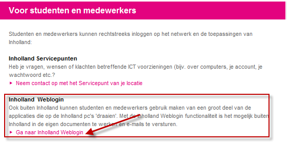 1. Inloggen thuis of op het werk via de weblogin U ontvangt per e-mail de gegevens van uw account waarmee u kunt inloggen op MyAcademy. Het account bestaat uit een accountnaam en een wachtwoord.