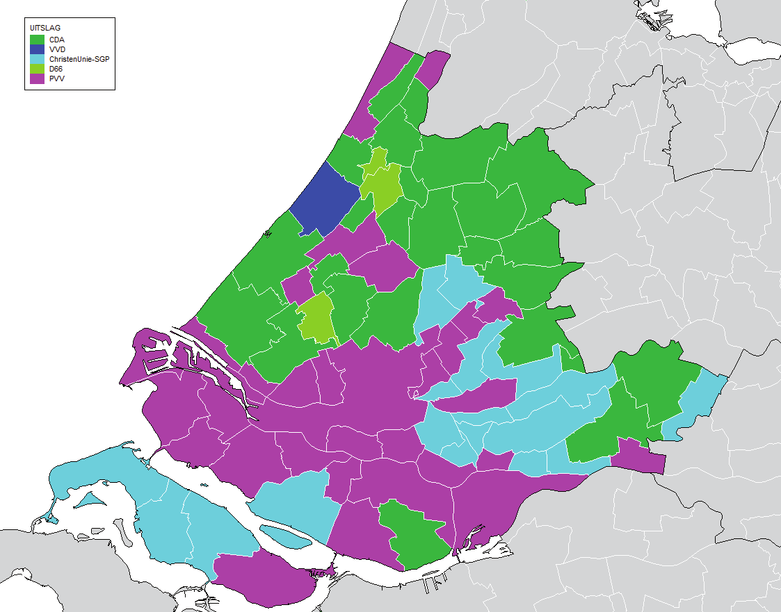 Provincie Zuid-Holland Gemeente Alblasserdam % absoluut Kiesgerechtigden: 13932 Opkomst: 40,49 5641 Geldige stemmen: 40,38 5626 Blanco: 0,07 4 Ongeldig: 0,08 11 CU/SGP 29,26 1646 CDA 17,22 969 PVV