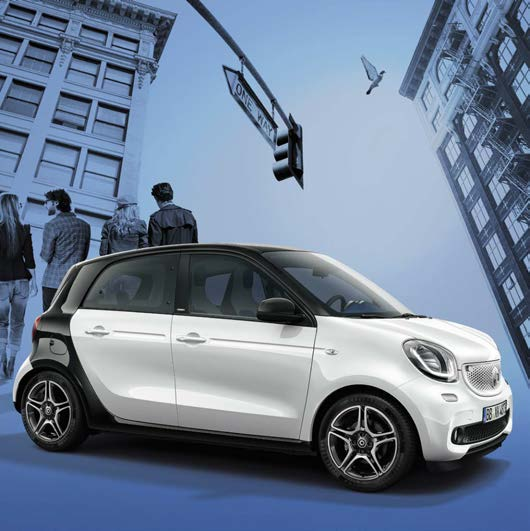 >> De nieuwe smart forfour The smart among the fourseaters.