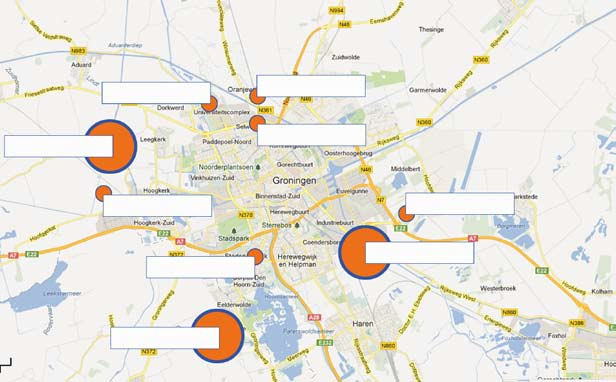 Voorstellen bereikbaarheidsproblematiek Regio Groningen-Assen Overzicht projecten rond stad Groningen Transferium Zernike Transferium Adorp N-W ringweg Spoorlijn Zernike Transferium