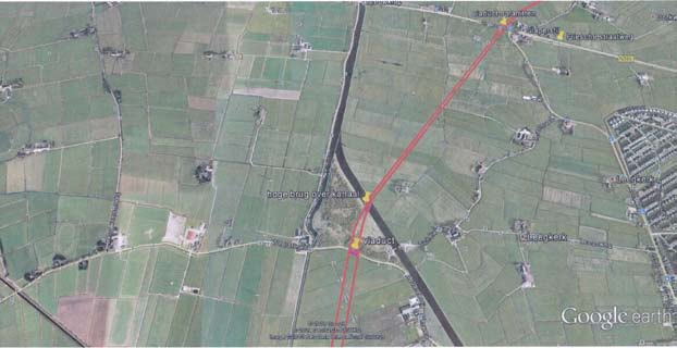 Detailtekeningen Noordwestelijke Ringweg Boven: overzicht rondweg westzijde