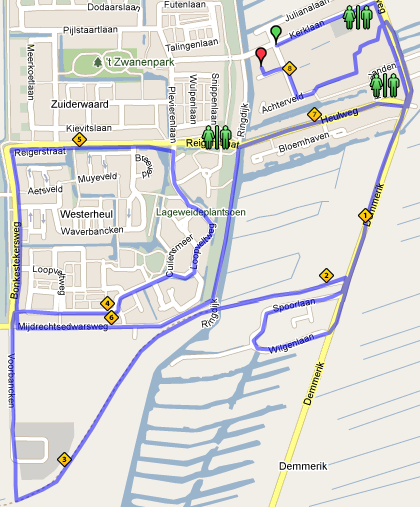 vrijdag 27 mei 2011-10 km de Boei* 0,0 RD Rechtdoor tot aan Loopveltweg 3,7 RA Kerklaan 0,1 RD Loopveltweg 3,9 RA Herenweg 0,3 LA Reigerstraat 4,7 RD Demmerik 0,6 LA Bonkerstekerweg 5,2 RA Wilgenlaan