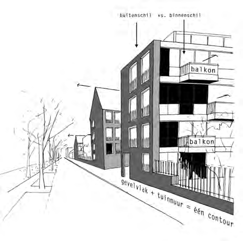 Stadsbeeld aan de Leie De printplaat legt voldoende precies de beeldbepalende essenties vast, maar laat ook ruimte aan nader te ontwikkelen programmatische verlangens (en soms zelfs onvermoede kansen