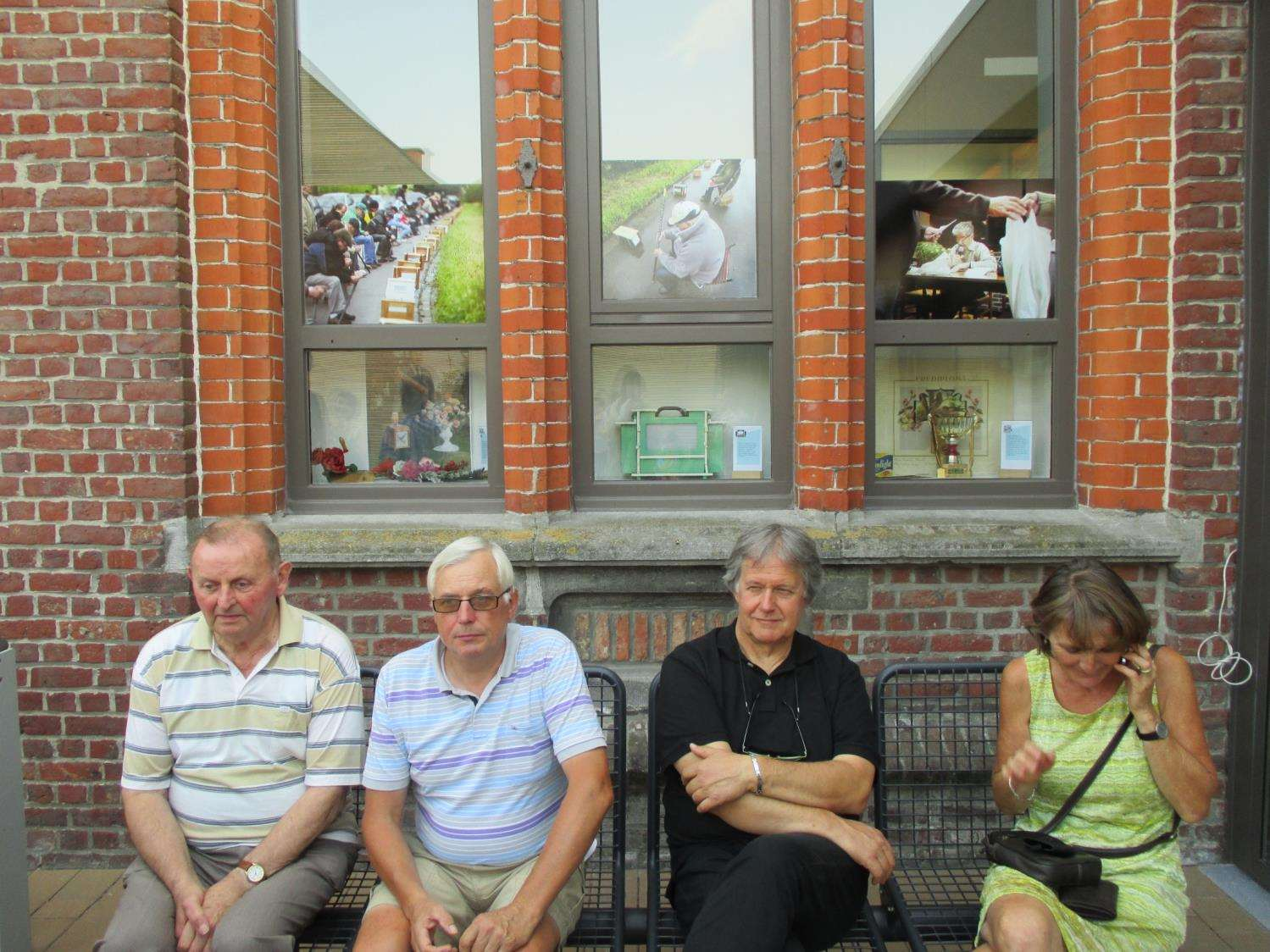 II. Borgen van ICE PERMANENTE TENTOONSTELLING Socio-cultureel centrum de Rijstpekker - 9 raamnissen binnenplaats -