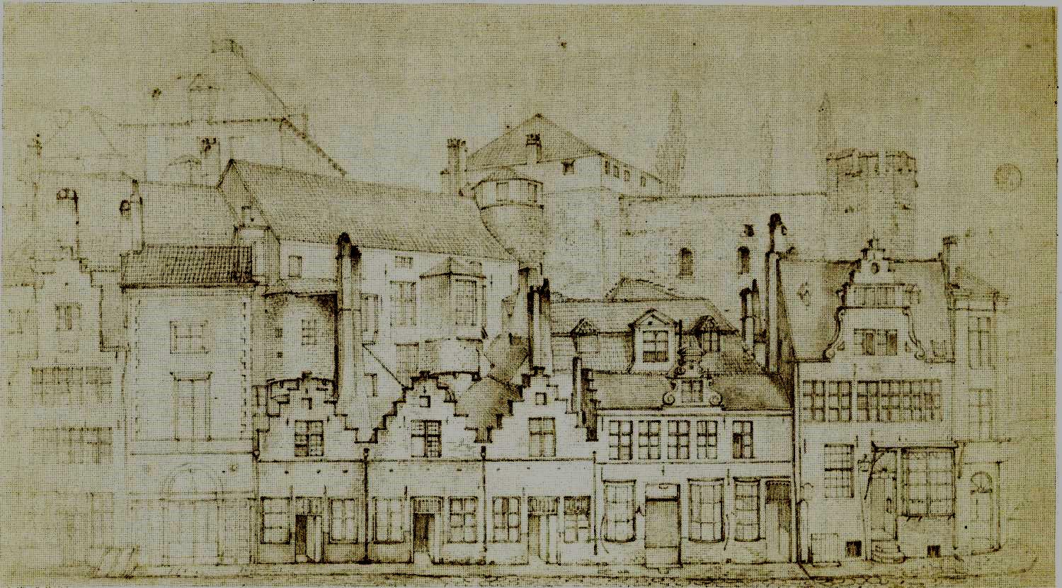 Het Gravensteen in 1832.