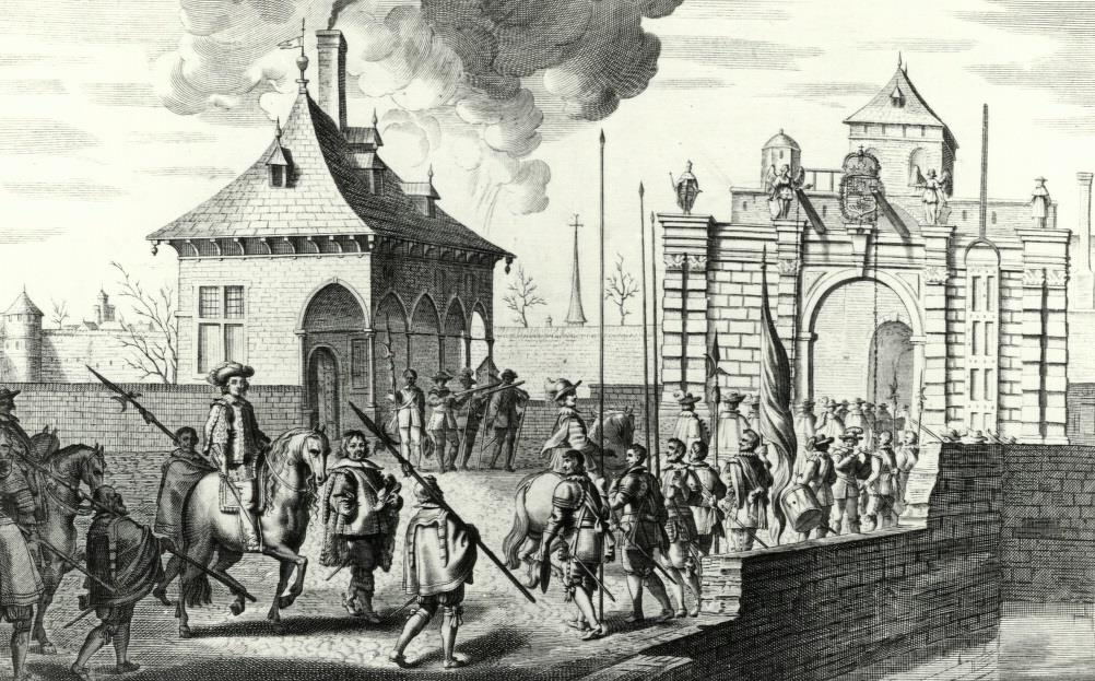 Intrede van Ferdinand van Oostenrijk in het gravenkasteel in 1635.