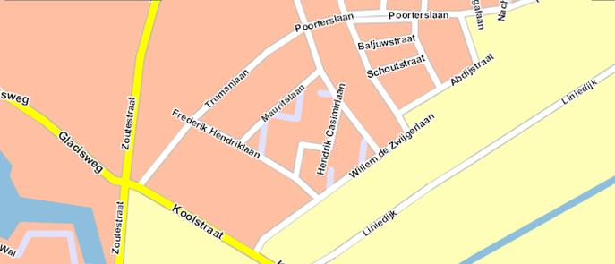 Voor de locatie Gildenstraat van het Reynaertcollege ga je bij het kruispunt op de Zoutestraat rechts de Koolstraat in. Ga daarna gelijk links de Trumanlaan in.