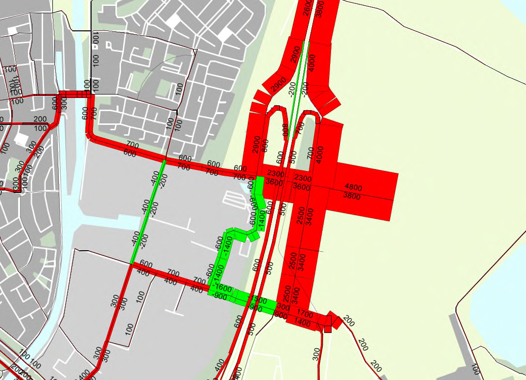 Bij congestie op de Rijksweg is er in de huidige situatie sprake van sluipverkeer. Hiertoe zijn maatregelen genomen ten zuiden van Hagestein.