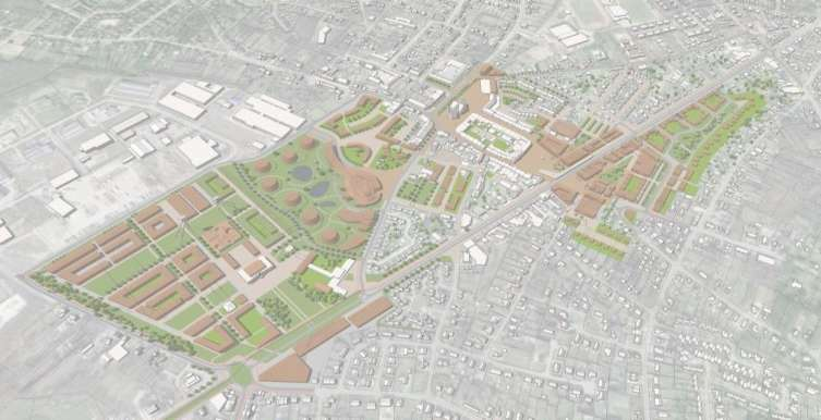 Masterplan 2007-2020 Cleantech Campus Mijnpark Nieuw Administratief Centrum (NAC) Woningen Centrum ontwikkeling Realisaties 2007-2012 NAC (AGB Masterplan) Greenville NV (LRM