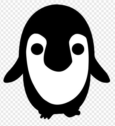 Stap 8 Nieuwe laag bovenaan in het lagenpalet, naam = Left Eye. Ander lagen onzichtbaar maken uitgenomen de originele pinguïn afbeelding.