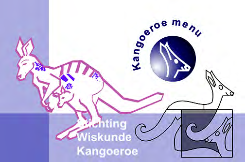 Kangoeroe Veel middelbare scholen doen jaarlijks mee aan de Europese Kangoeroe rekenen wiskundewedstrijd. Deze wedstrijd dankt zijn naam aan zijn Australische oorsprong.