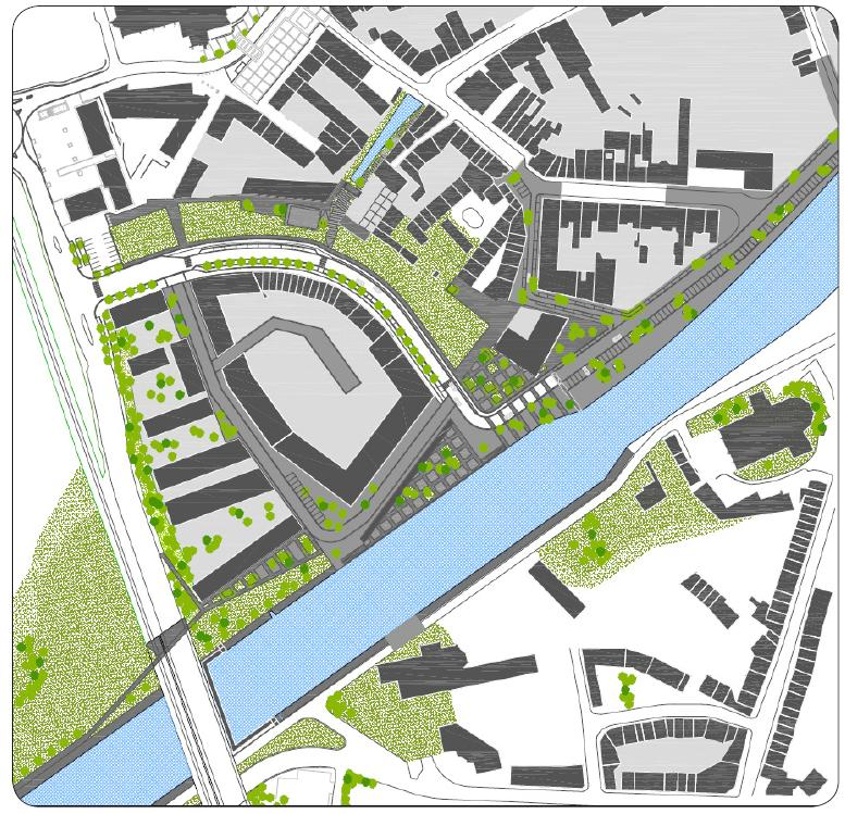 BEELDKWALITEITSPLAN DE HAM. vertrekpunt : masterplan naar aanleiding van conceptsubsidie stadsvernieuwingsfonds vertaald naar GRUP.infrastructuurwerken : 80 % gerealiseerd.