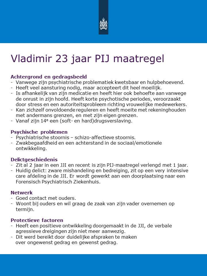 Figuur 1. Profielschetsen van twee jongeren die in een JJI verblijven (Namen zijn fictief) 3.