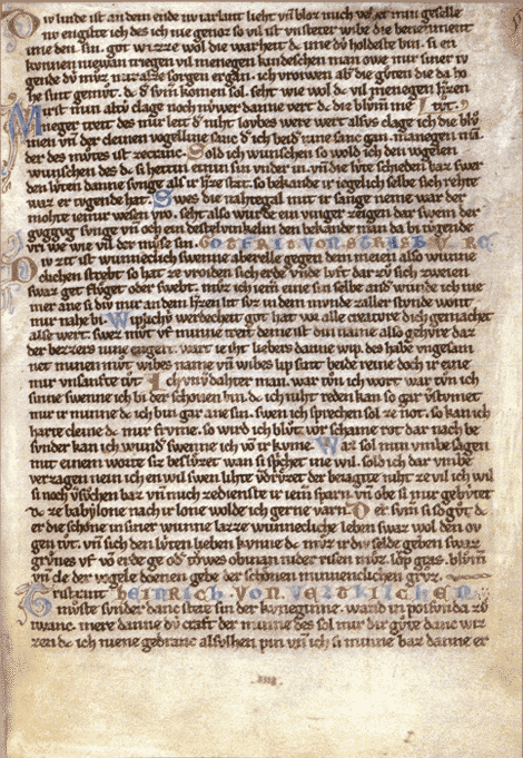 146 In Heidelberg is een niet-geïllustreerde bloemlezing met lyrisch werk bewaard.