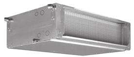 VENTILATORCONVECTOREN HOGE EXTERNE STATISCHE DRUK 54 4.5 Serie DFCO De ventilatorconvector model DFCO is een serie met centrifugaal ventilatoren.
