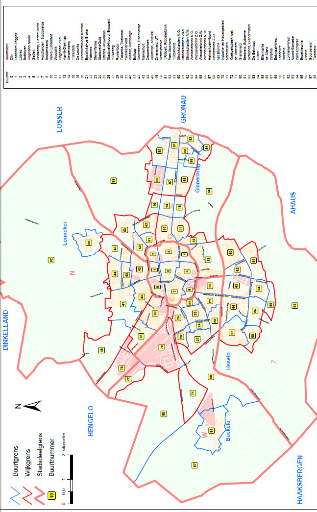 Bijlage 4: Buurtindeling Enschede Aniek