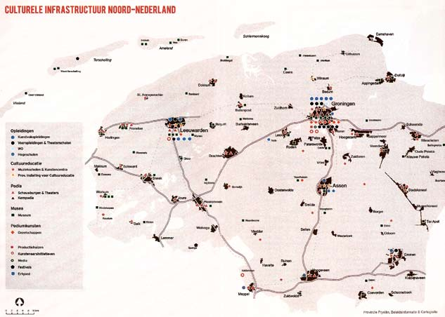 Bron: Cultuurvisie Noord-Nederland 2009-2012 Grenzen overschrijden.