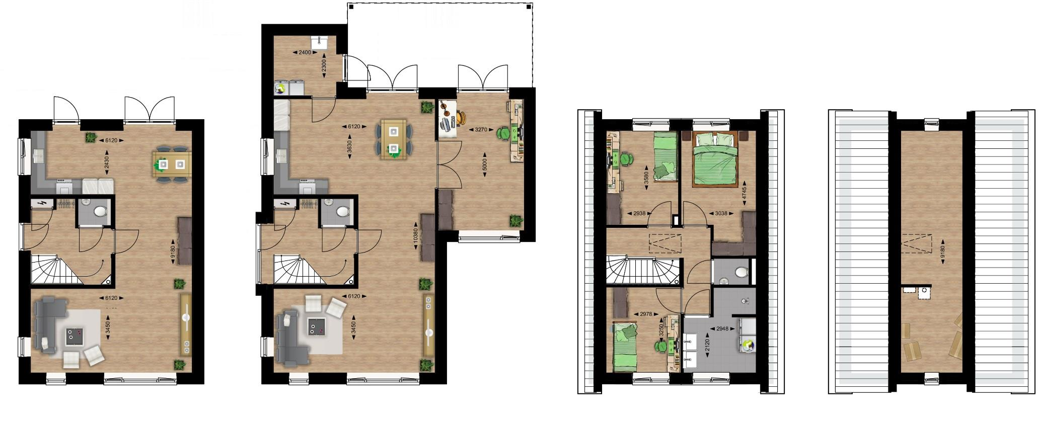 Vrijstaande woning type 1 VON prijzen: Normaal perceel Groot perceel 363.900,- v.o.n. 425.600,- v.o.n. Genoemde prijzen zijn indicatieprijzen op geschatte kaveloppervlaktes V.