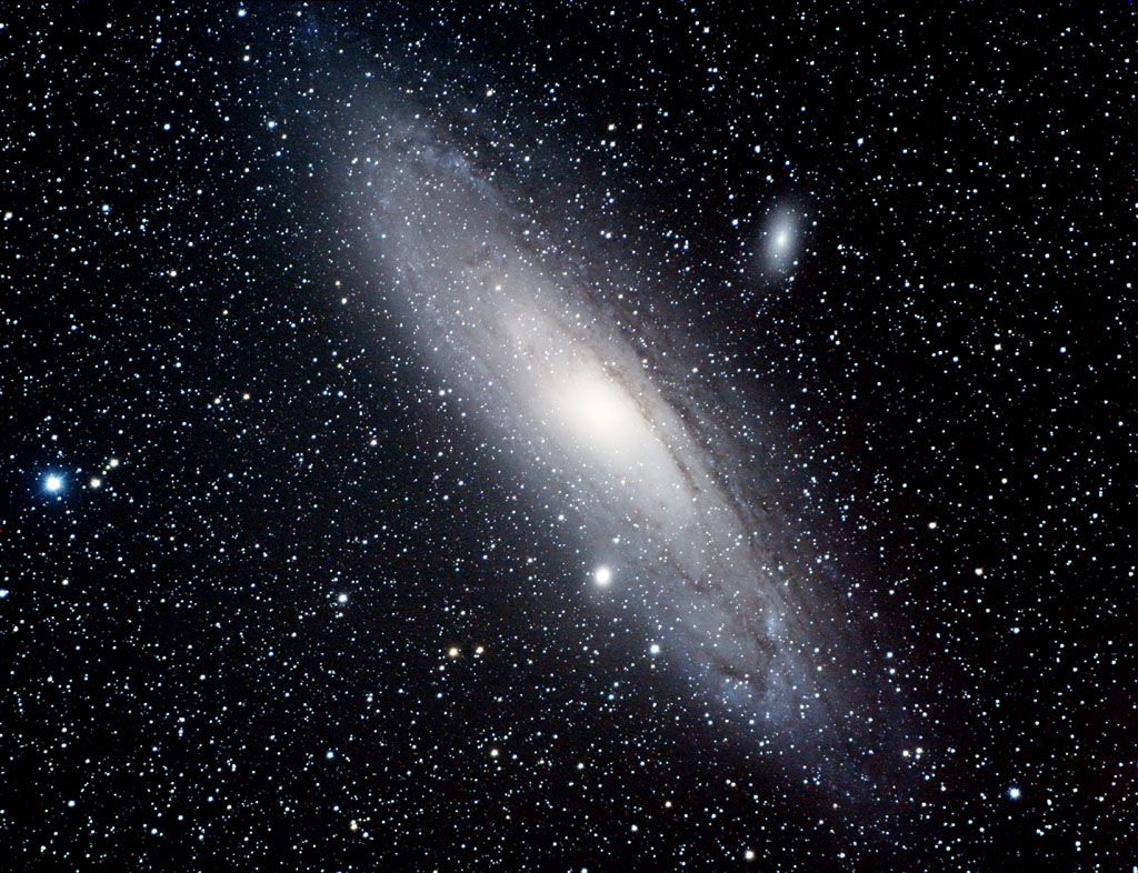 1.2 Waarnemingen, Inhomogeniteit M31