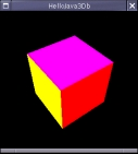 Virtual Universe Locale BG View BG TG Color Cube (a) De scènegraaf (b) Het resultaat Figuur 2.4: Scènegraaf en resultaat van de code uit figuur 2.