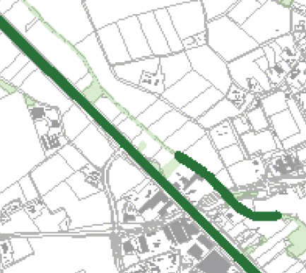 3.4. Kanaalweg Inleiding Op het perceel M 1570 aan de Kanaalweg te Asten staat een hobbyruimte. Op 6 juli 2006 is een bouwvergunning verleend voor de hobbyruimte teneinde de ruimte op te knappen.