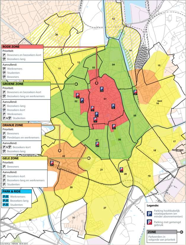 rotatieparkings (vooral gericht op rotatieparkeren, weinig abonnementen) en parkings voor gemengd gebruik (vooral gericht op abonnementhouders).