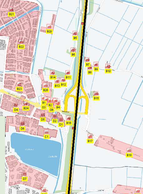 Overige uitgangspunten: Transport vervoer verhouding dag/nacht 70% dag, 30