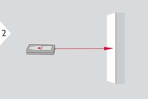 Bediening Be d ie n in g Meting enkele afstand donkere oppervlakken zal de meettijd toenemen. Richt actieve laser op richtmerk.