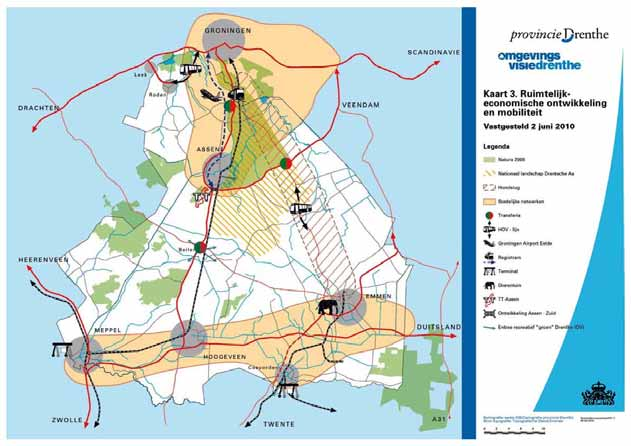 Bijlage 1 Beleid in beweging doortrekken van centrumlijn vanaf het Hoofdstation via een westelijk tracé (Martiniziekenhuis, Ter Borch, Hoornse Meer) doorkoppeling via Eelde/Paterswolde en Groningen