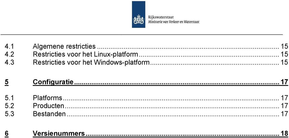 3 Restricties voor het Windows-platform.