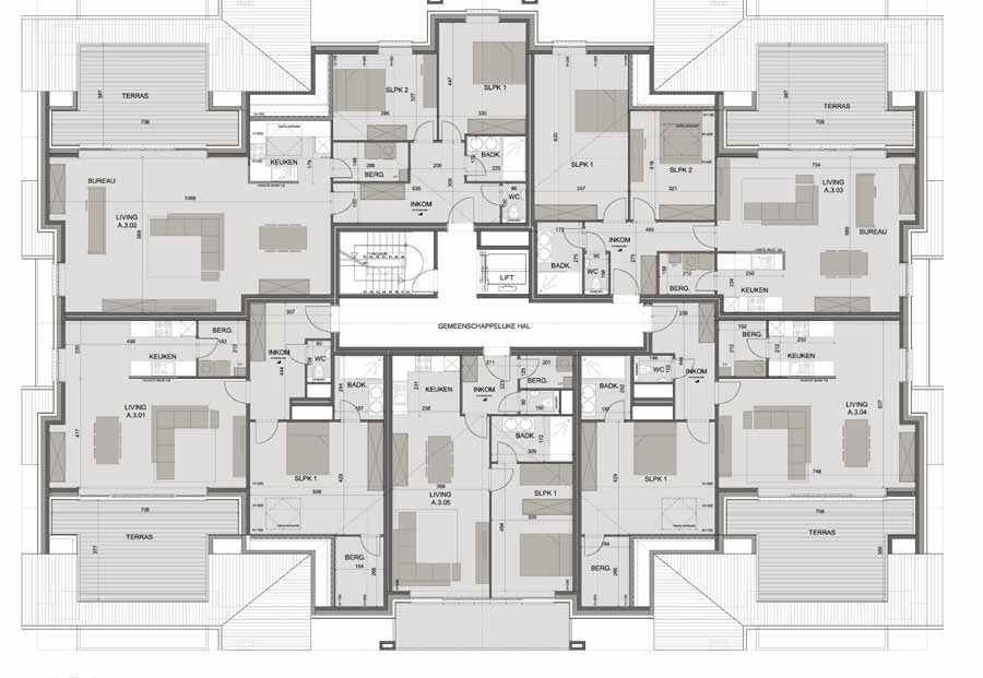 Appartementbouwers Verdieping 3 A