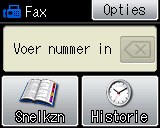 3 Een fax verzenden Extra opties bij het verzenden Faxen met meer instellingen verzenden Als u een fax verzendt, kunt u een combinatie van instellingen kiezen, zoals Faxresolutie, Contrast,