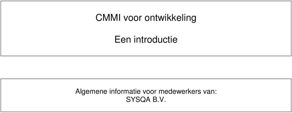 Algemene informatie