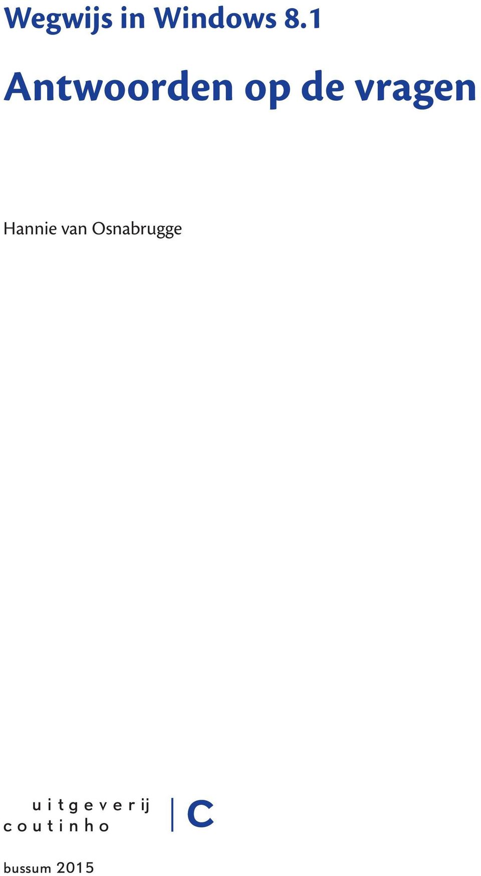 Hannie van Osnabrugge u i t g