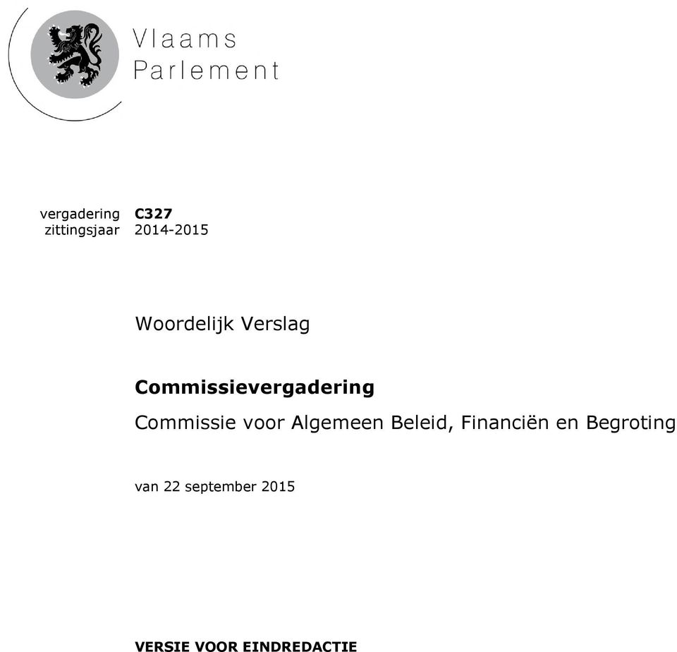 Commissie voor Algemeen Beleid, Financiën en