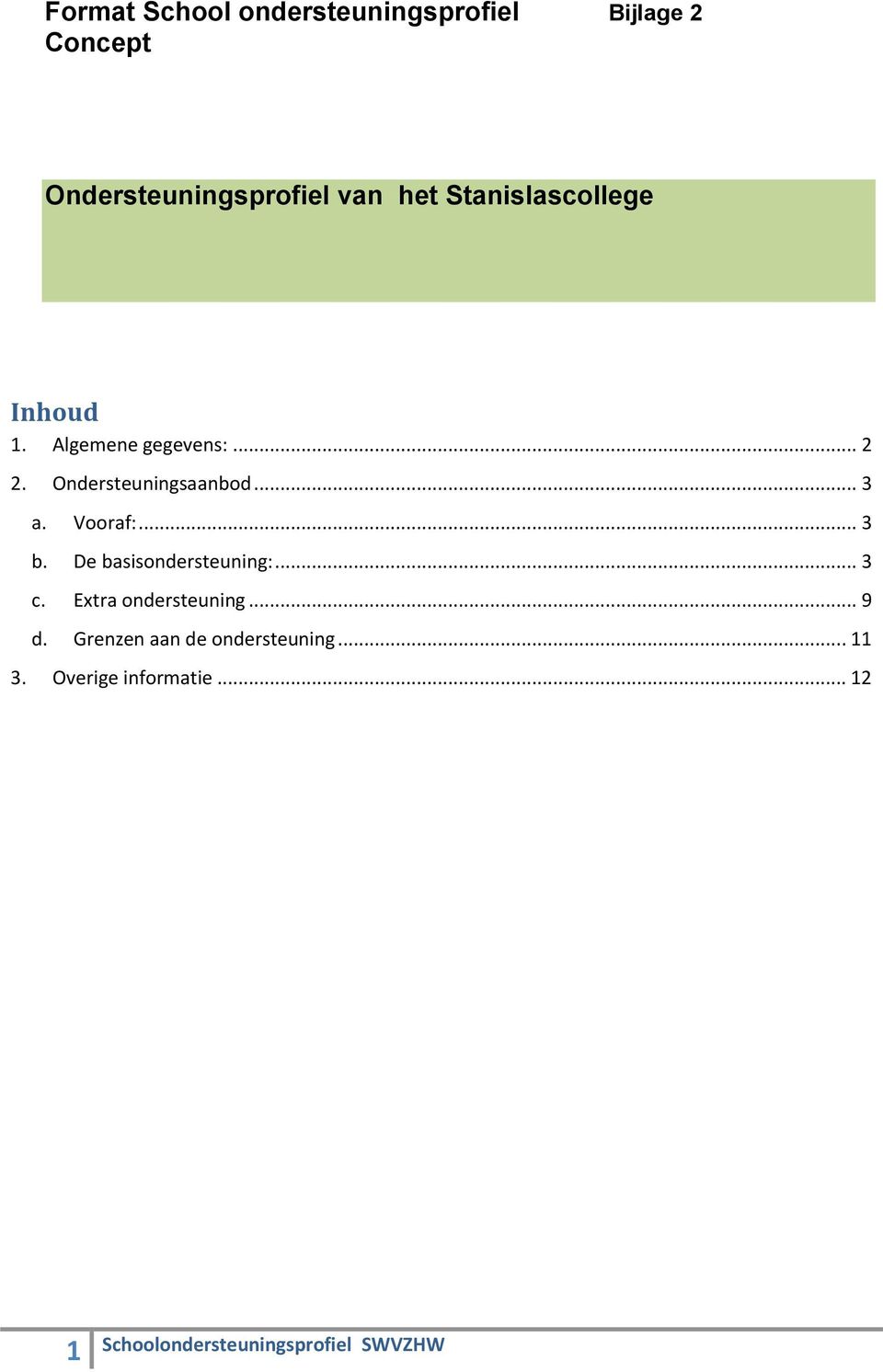 Ondersteuningsaanbod... 3 a. Vooraf:... 3 b. De basisondersteuning:... 3 c.