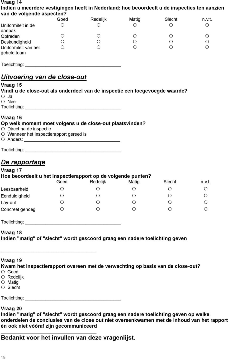 in Nederland: hoe beoordeelt 