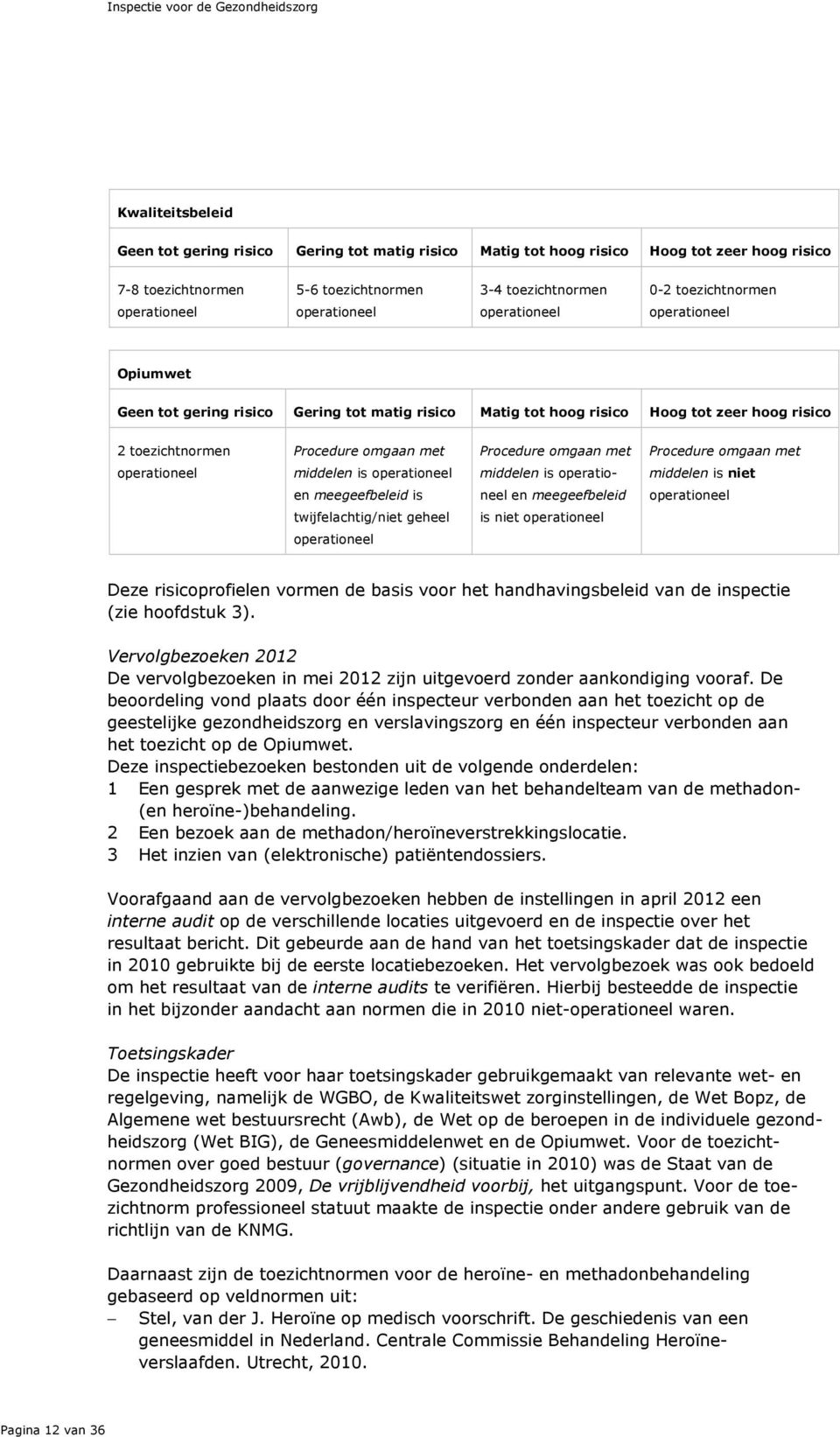 omgaan met operationeel middelen is operationeel middelen is operatio- middelen is niet en meegeefbeleid is neel en meegeefbeleid operationeel twijfelachtig/niet geheel is niet operationeel