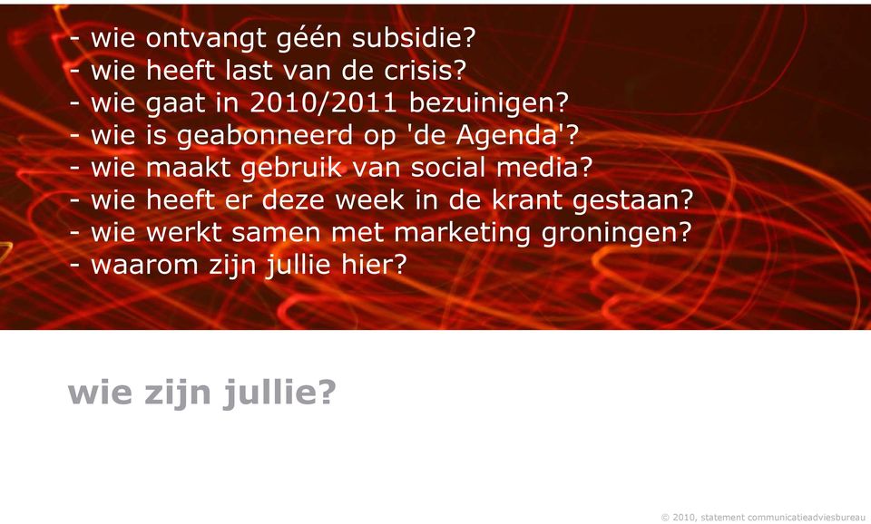 - wie maakt gebruik van social media?