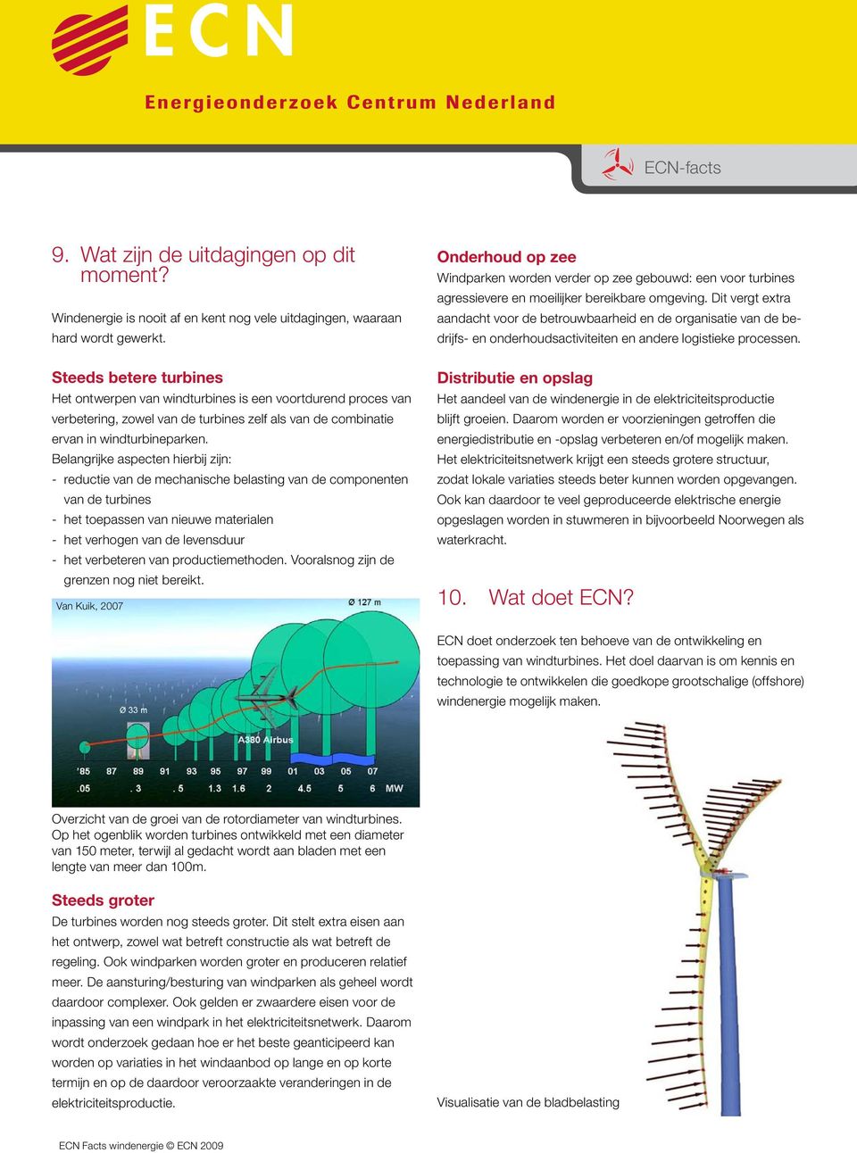 Belangrijke aspecten hierbij zijn: - reductie van de mechanische belasting van de componenten van de turbines - het toepassen van nieuwe materialen - het verhogen van de levensduur - het verbeteren