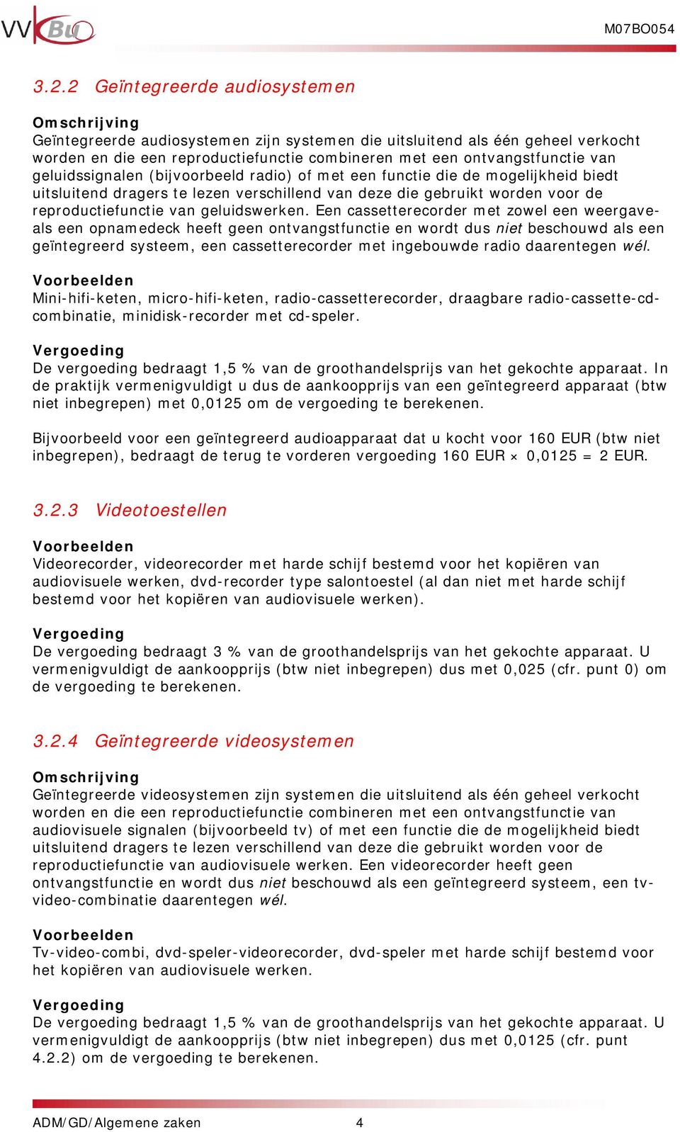 reproductiefunctie van geluidswerken.